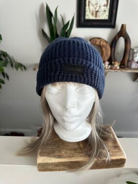 🫟Free whit purchase 🫟

Calvin Klein Navy Ribbed Cuffed Knit Beanie